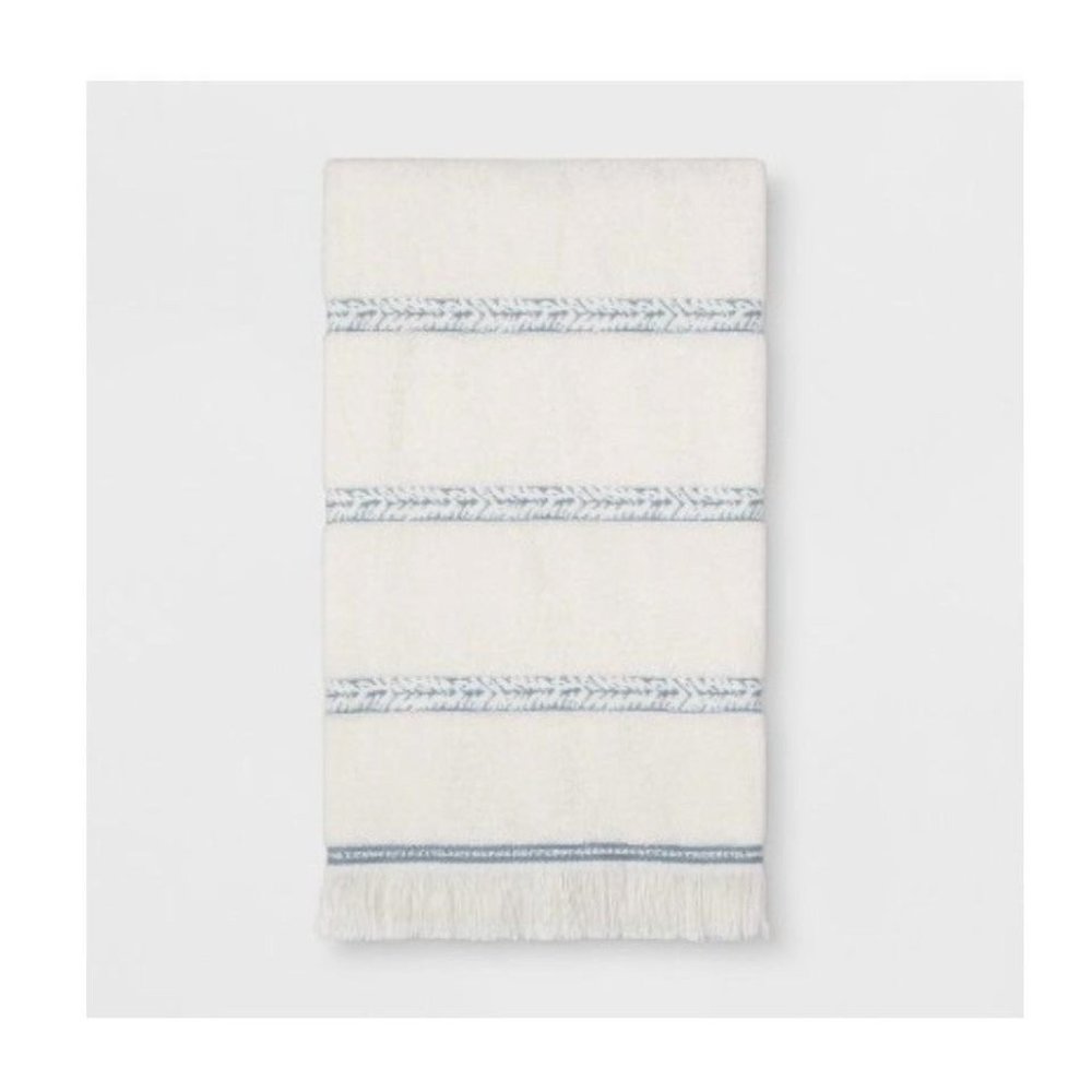 Holiday Woven Bath Towel Sour Cream - Threshold